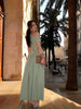 Leonie | Asymmetrisches Plissiertes Maxikleid