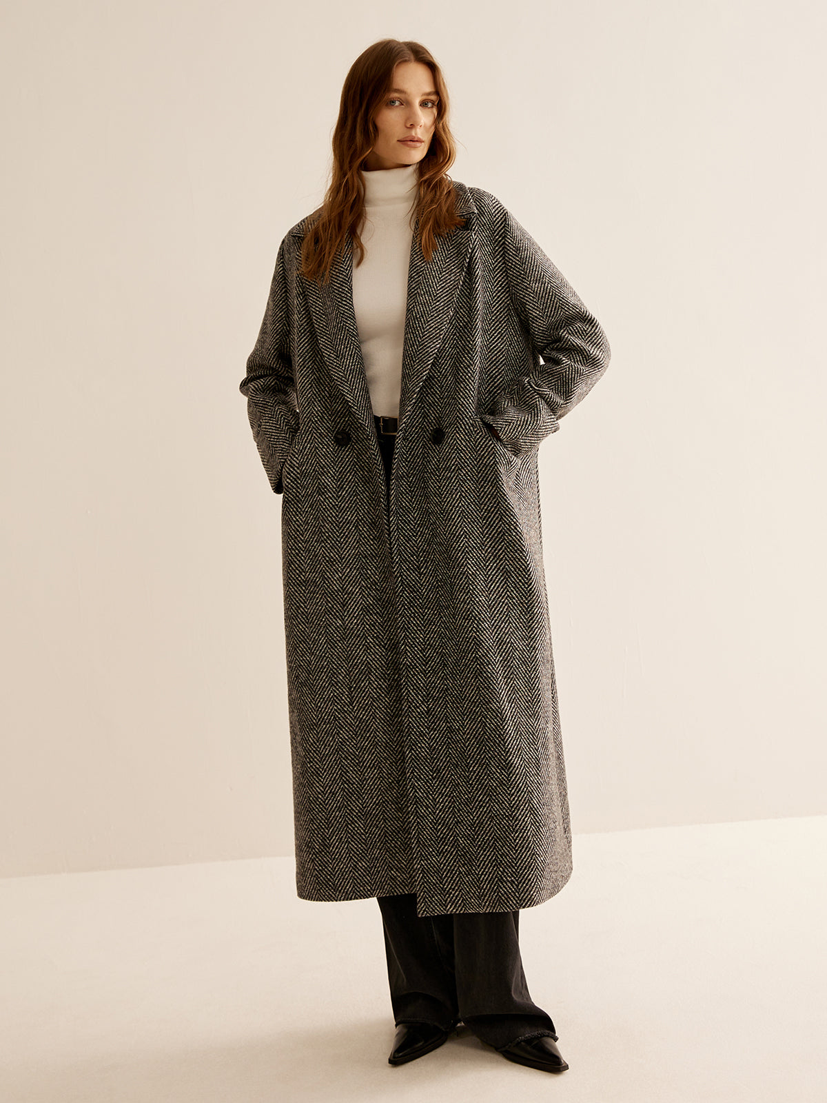 Lisa | Vielseitiger langer Trenchcoat