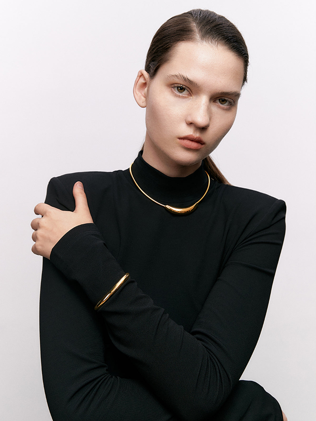 Caroline | Chic O-Ring Choker Halskette
