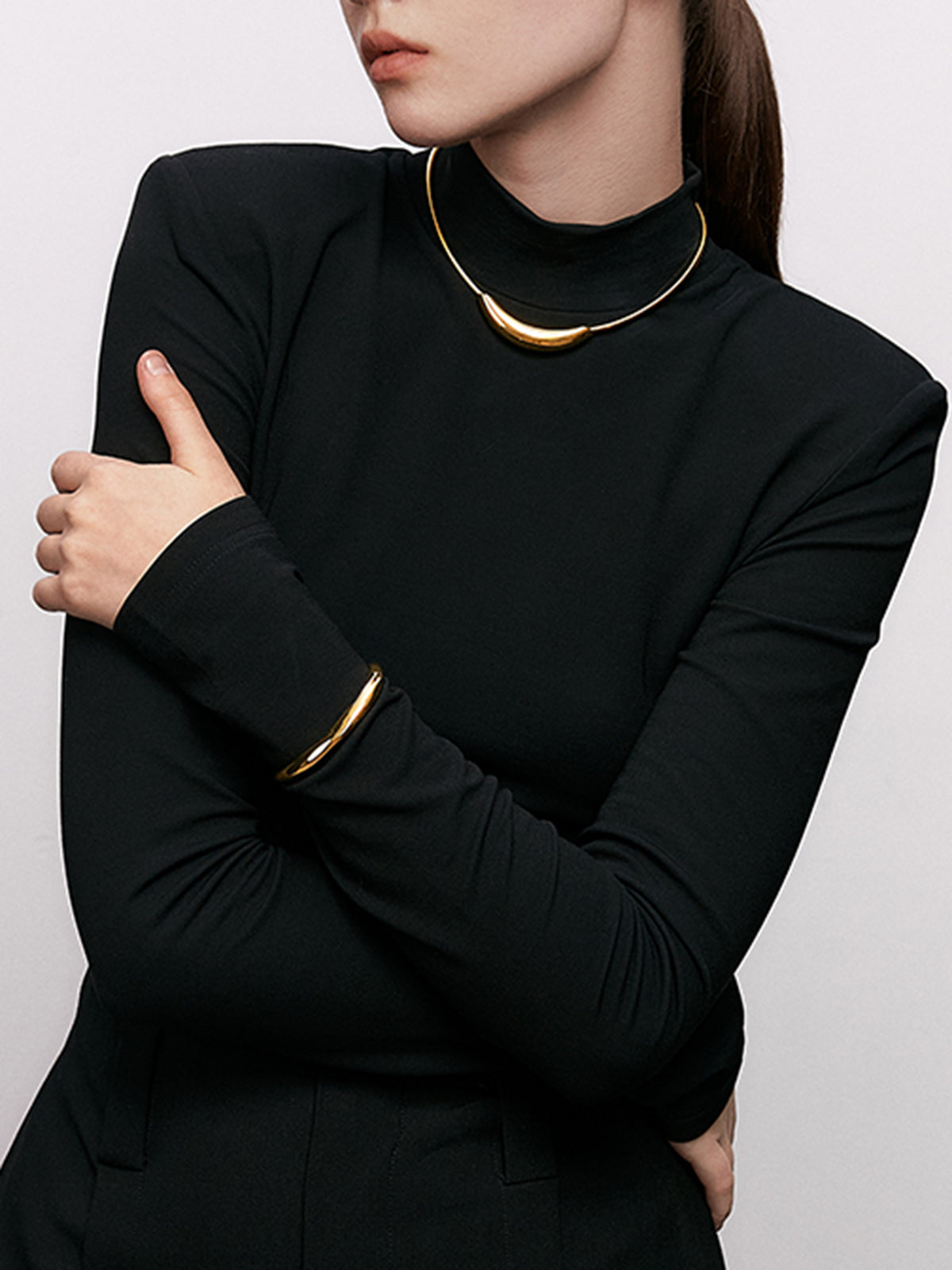 Caroline | Chic O-Ring Choker Halskette