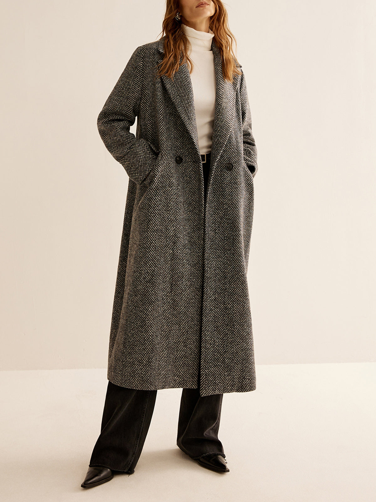 Lisa | Vielseitiger langer Trenchcoat