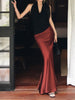 Clara | Eleganter Satin-Maxi-Rock