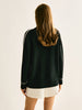 Max | Modischer Turtleneck Pullover mit Kontraststreifen