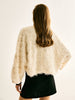 Emilia | Eleganter Fuzzy Blazer mit Bindekragen