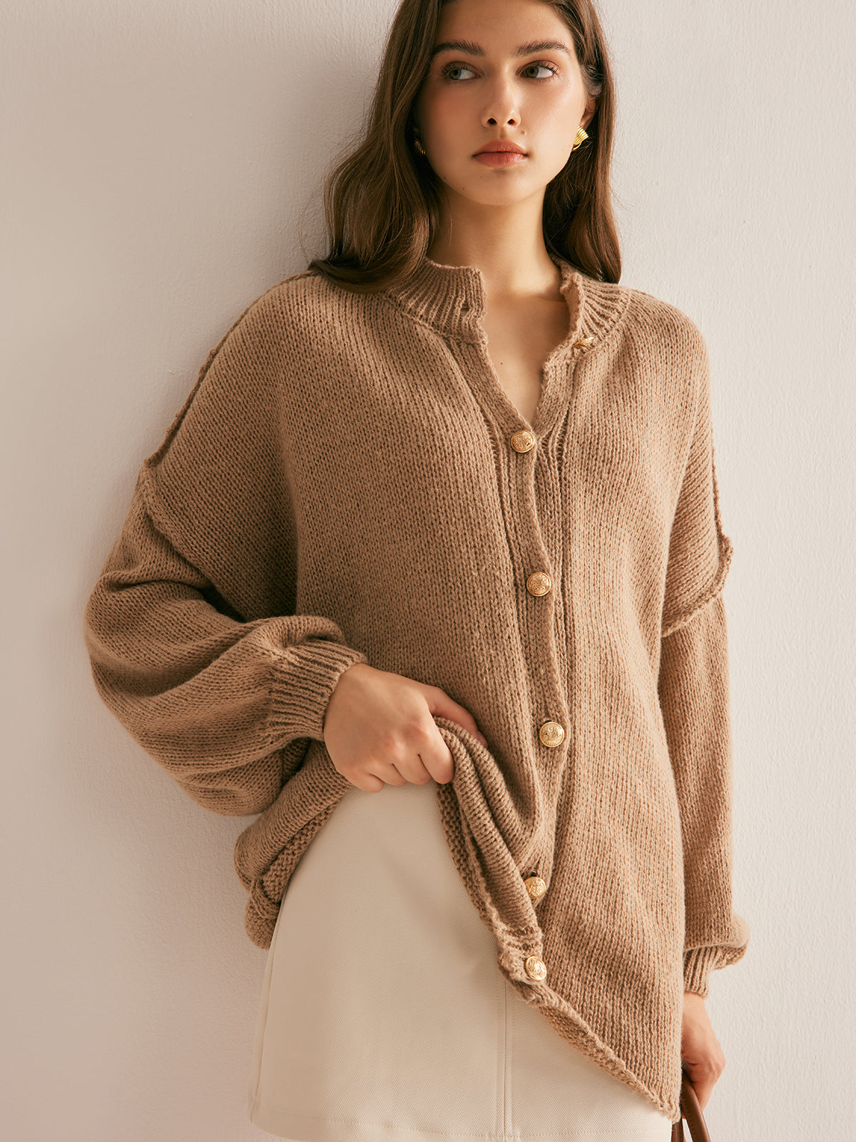 Clara | Lässiger weicher Cardigan mit Knöpfen