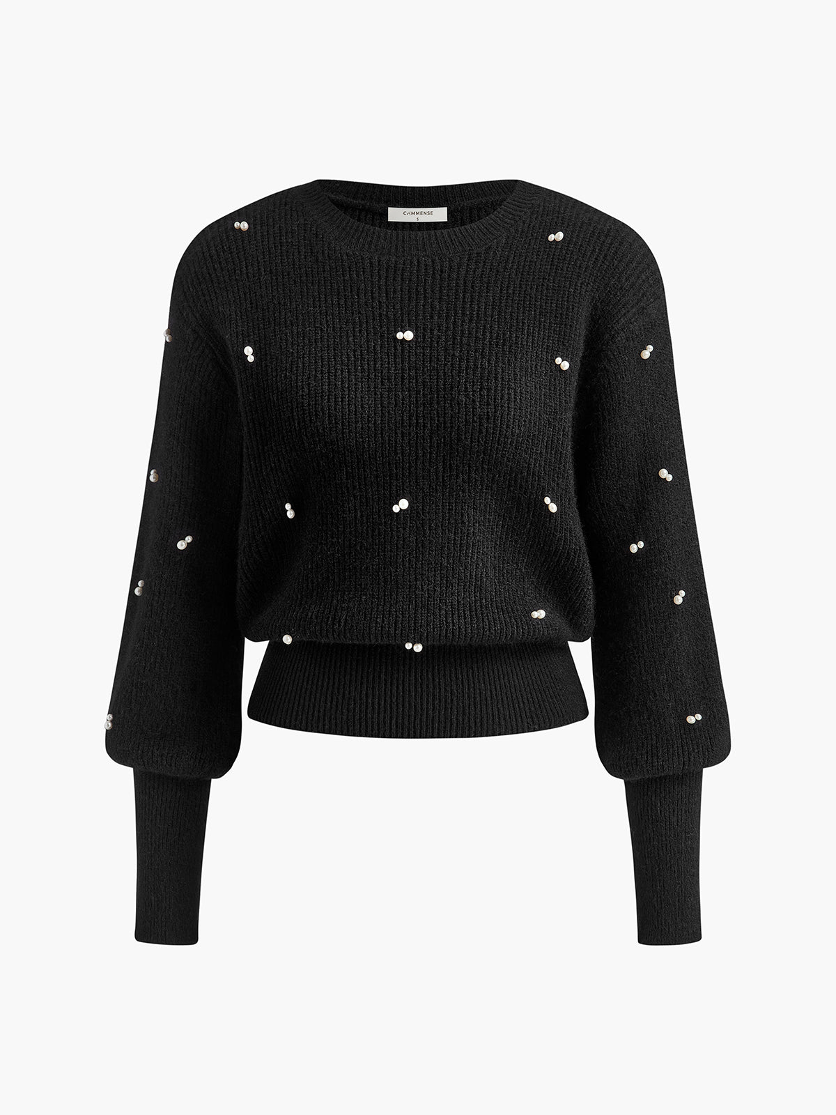 Clara | Eleganter Perlenpullover