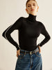 Leonie | Stilvoller Woll-Mix Pullover mit Stehkragen