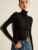 Leonie | Stilvoller Woll-Mix Pullover mit Stehkragen