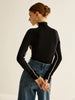 Leonie | Stilvoller Woll-Mix Pullover mit Stehkragen