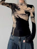 Luca | Mock-Neck Tye Dye T-Shirt