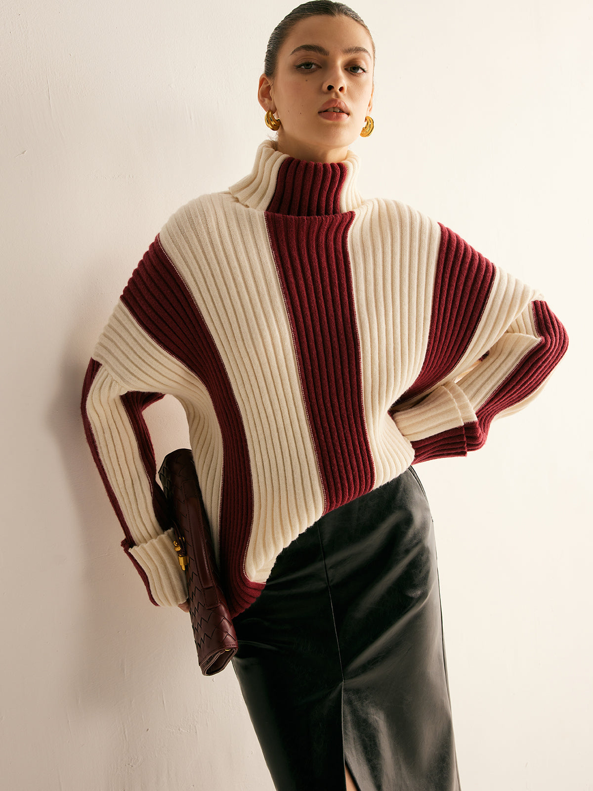 Matti | Eleganter Colorblock-Pullover