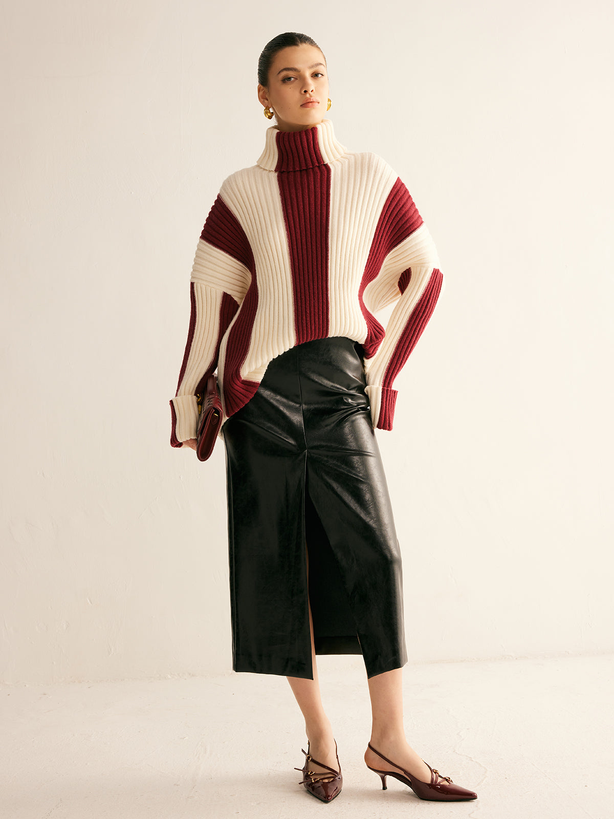 Matti | Eleganter Colorblock-Pullover