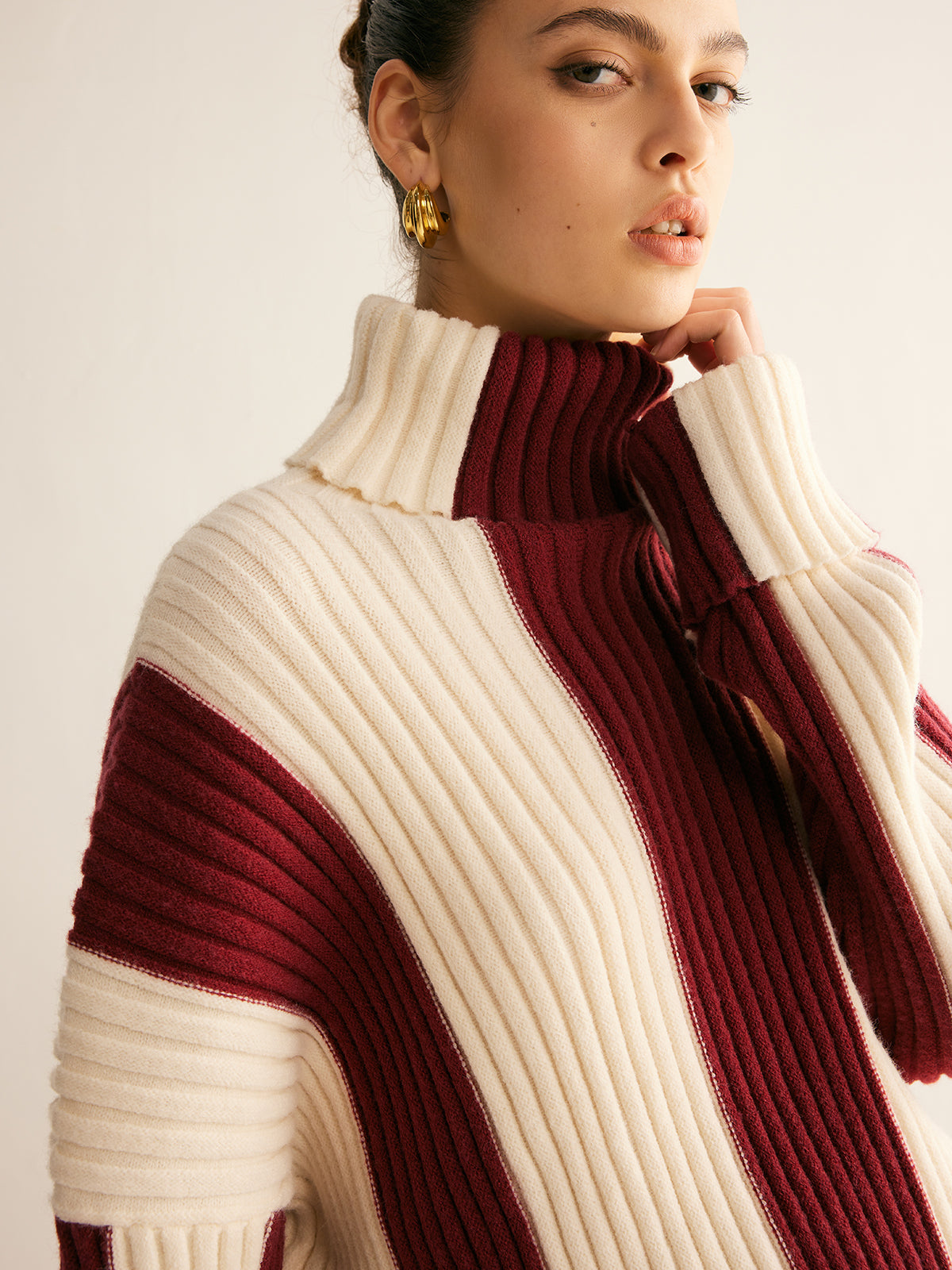 Matti | Eleganter Colorblock-Pullover