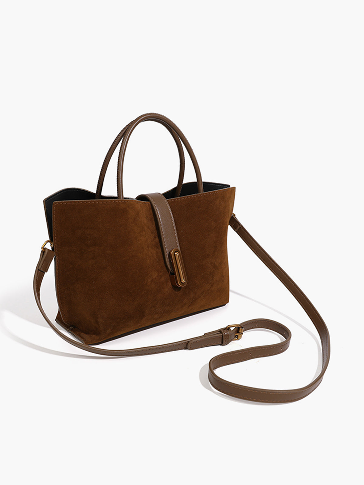 Emilia | Elegante Wildlederimitat Tasche