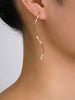 Sofia | Funkelnde Spiral-Tassel-Ohrringe