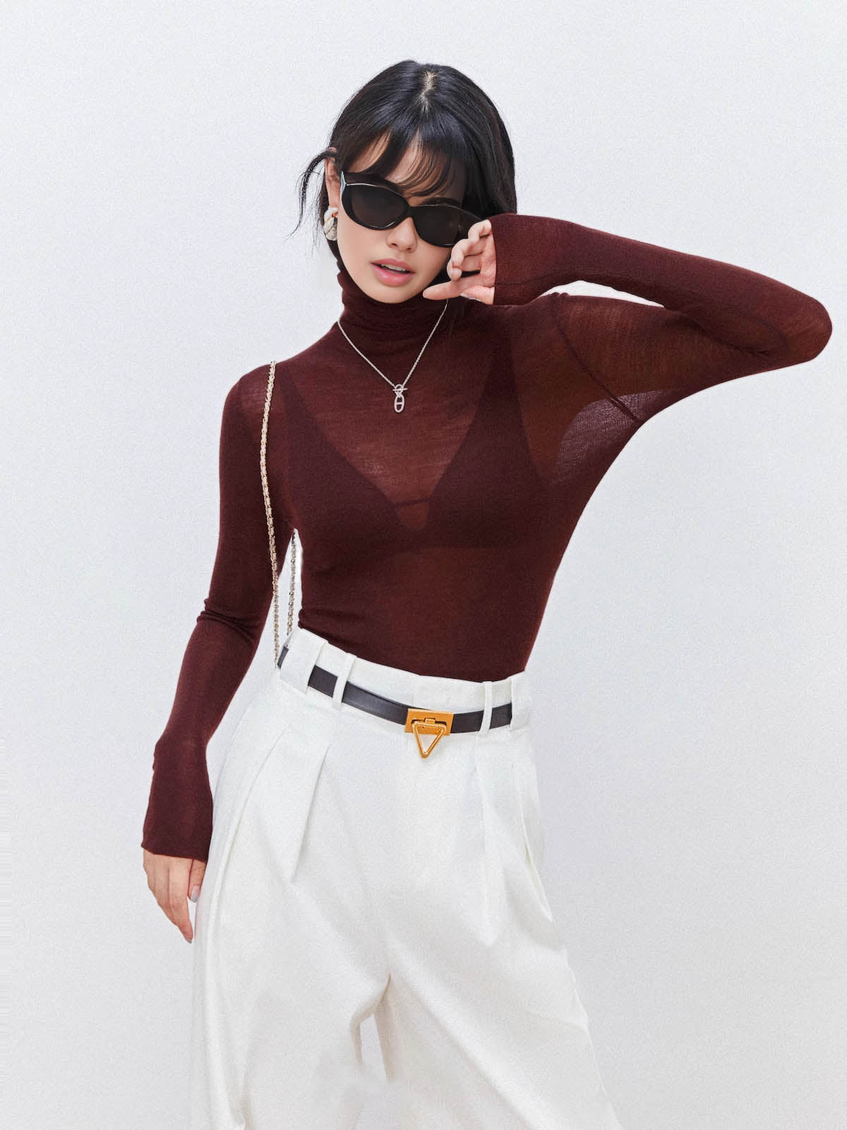 Nora | Eleganter Rollkragenpullover aus Wollmischung