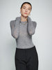 Nora | Minimalistisches Skinny Stricktop aus Wollmischung