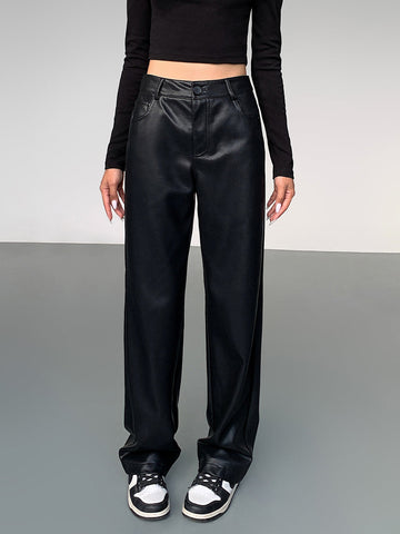 Clara | Elegante Kunstlederhosen