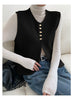 Clara | Elegantes Split Sweater Vest