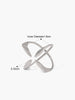 Clara | Criss Cross Vierblätter Offener Ring