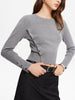 Sophie | Cooler seitlich geknöpfter Crop-Pullover