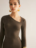 Klara | Elegantes asymmetrisches Maxikleid
