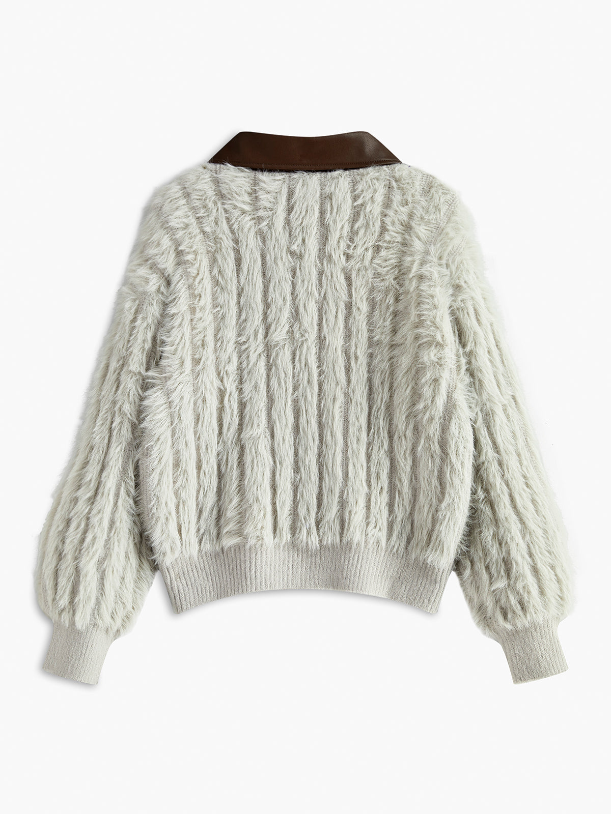 Paula | Hochdehnbare Fuzzy Strickjacke