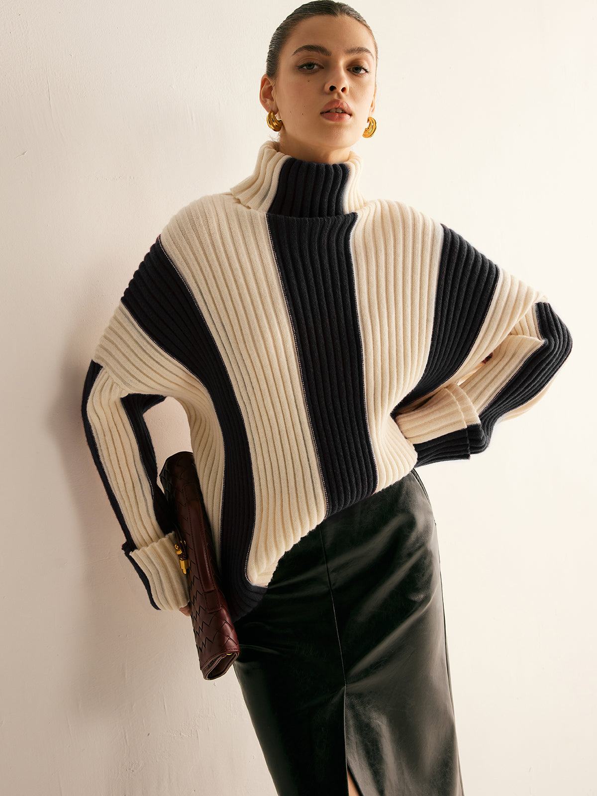 Matti | Eleganter Colorblock-Pullover