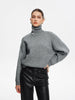 Leo | Minimalistischer Knopf-Turtleneck Pullover