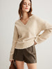 Max | Eleganter Wollmischpullover mit besticktem Saum