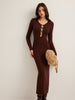 Emma | Cutout Slim Sweater Kleid