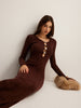 Emma | Cutout Slim Sweater Kleid