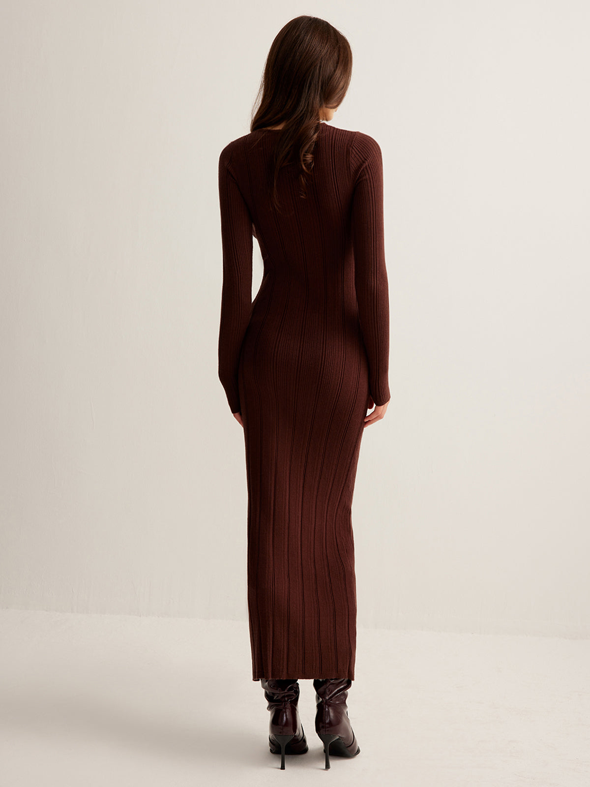 Emma | Cutout Slim Sweater Kleid