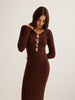 Emma | Cutout Slim Sweater Kleid