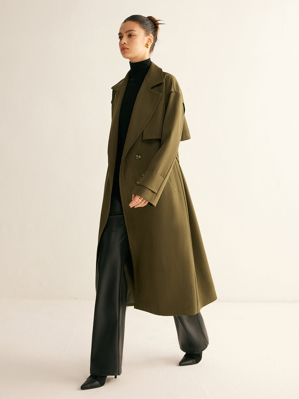 Maximilian | Retro-Beltnter Trenchcoat