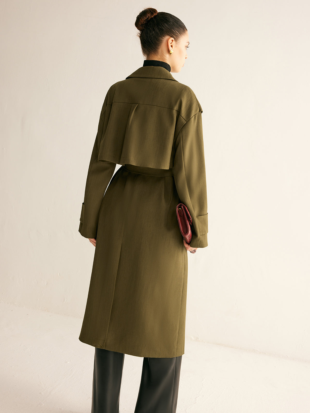 Maximilian | Retro-Beltnter Trenchcoat