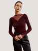 Laura | Minimalistischer Ribbed Stretch Pullover