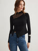 Lara | Elegantes Side Split Jersey Top