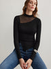 Lara | Elegantes Side Split Jersey Top
