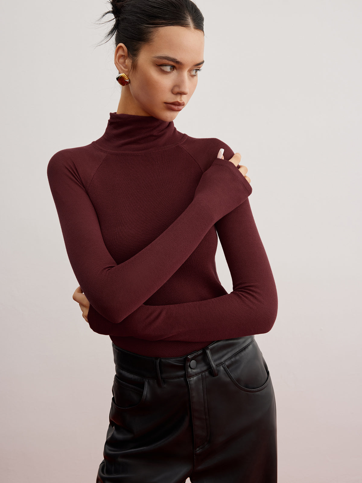 Clara | Eleganter Pullover mit transparenten Ärmeln