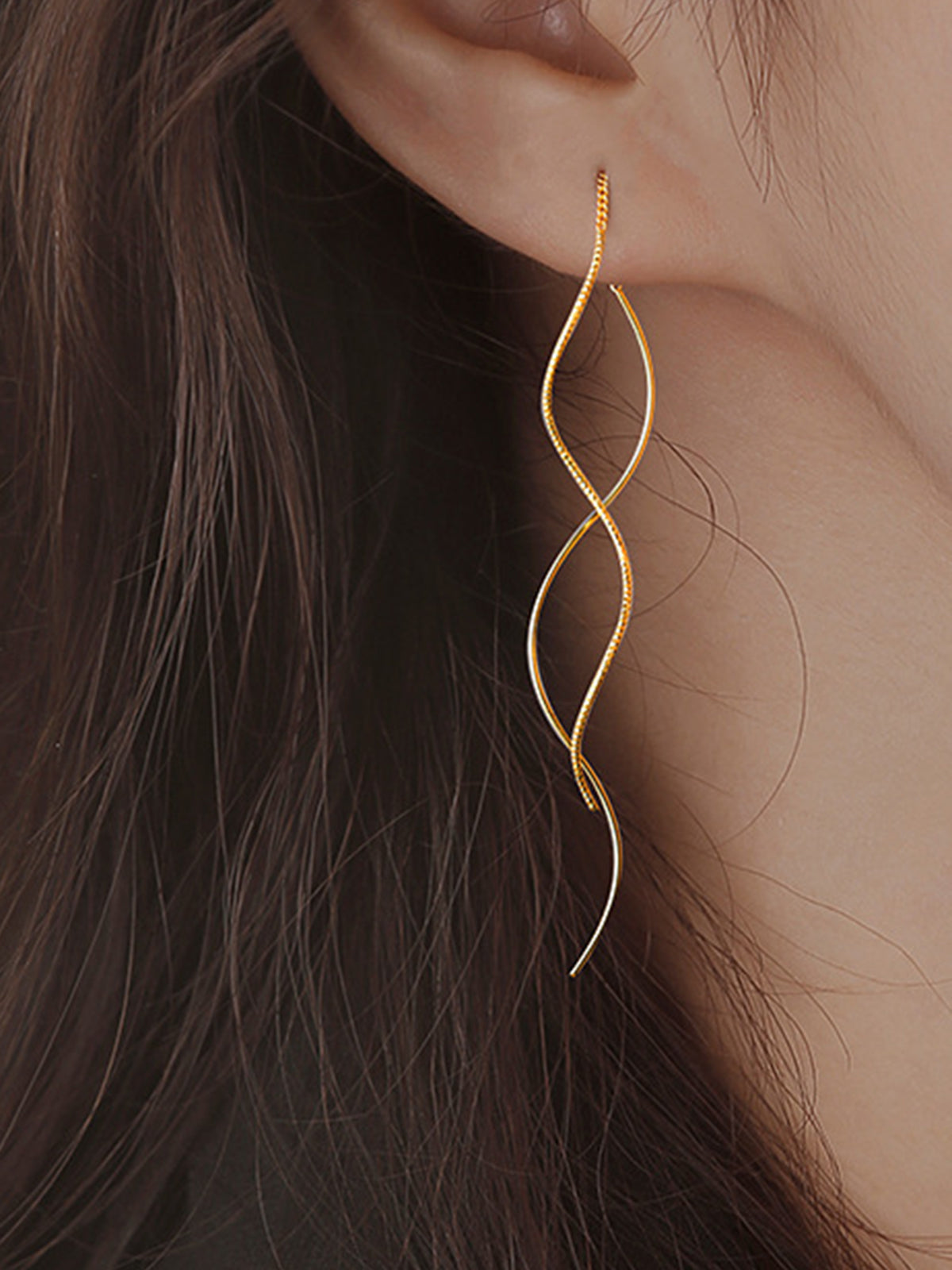 Livia | Spiral-Tassel-Ohrringe