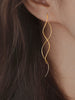 Livia | Spiral-Tassel-Ohrringe