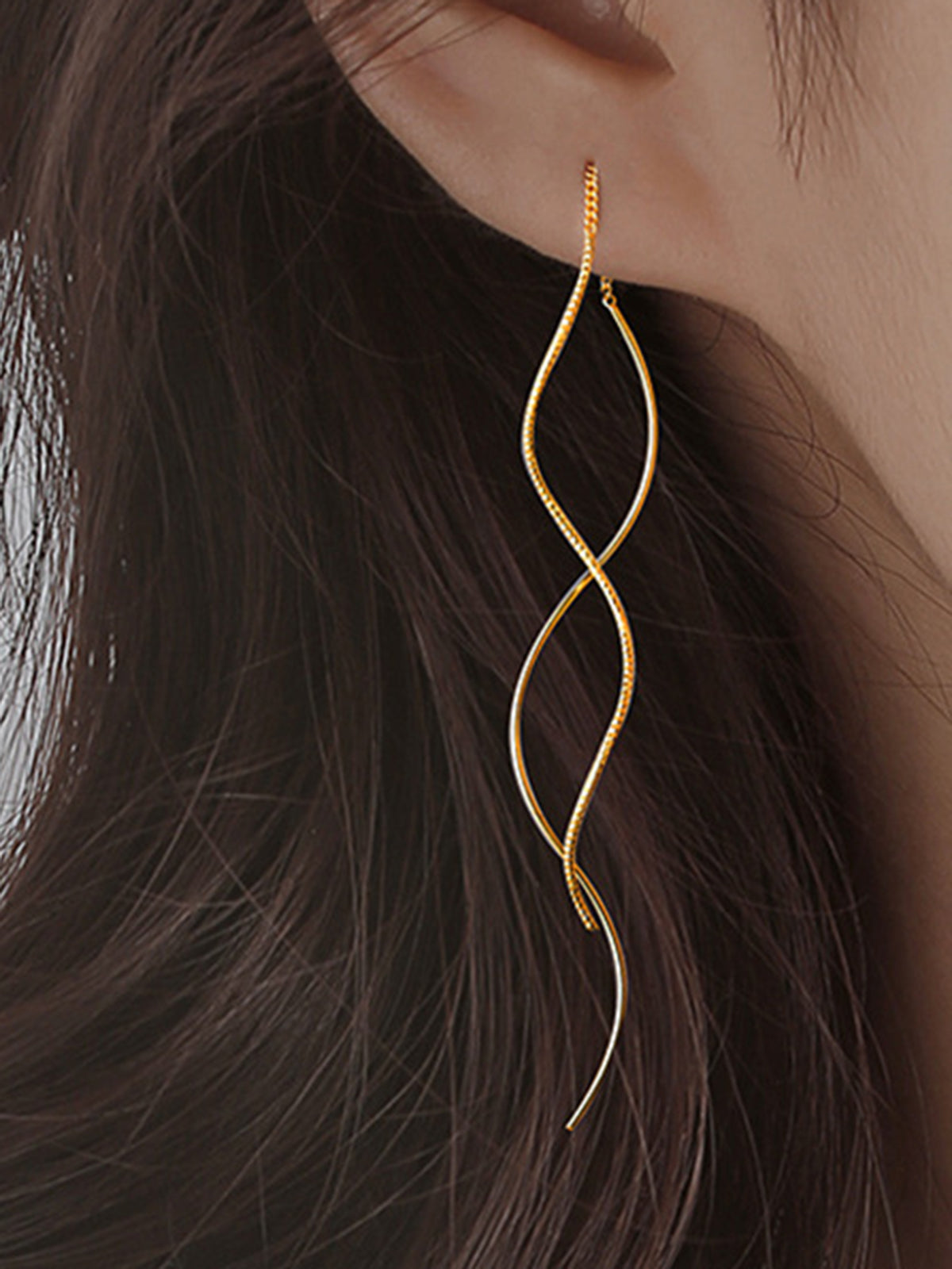 Livia | Spiral-Tassel-Ohrringe