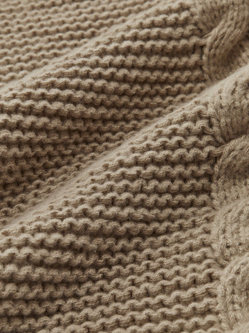 Tim | Lässiger Rundhals-Pullover mit Kabelstrickmuster