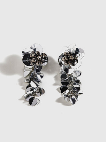 Clara | Elegante Florale Quastenohrringe