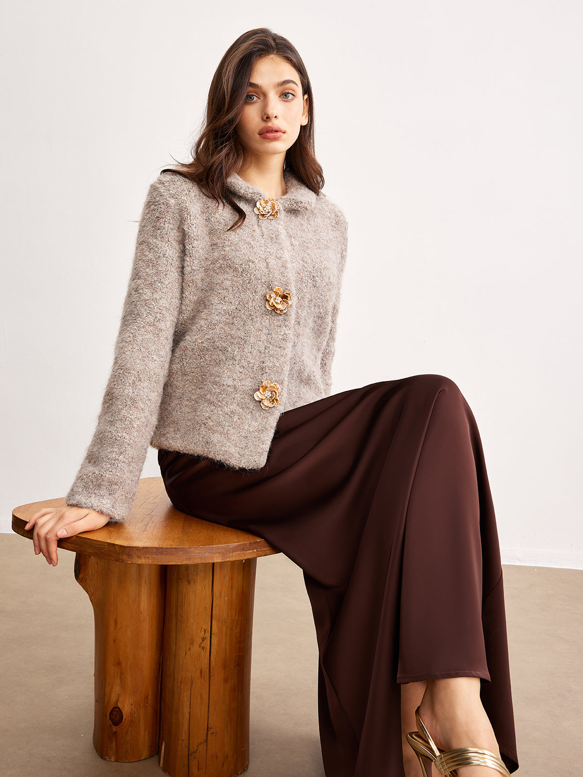 Emilia | Eleganter Knopf-Cardigan