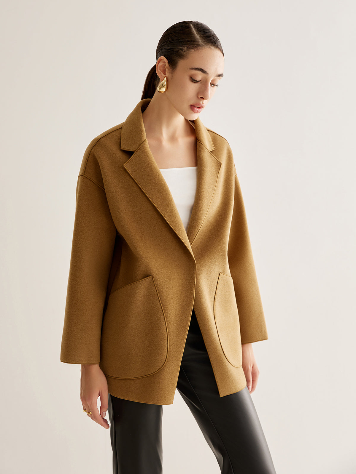 Clara | Elegante Lapel Shift Jacke