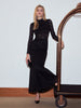 Clara | Elegantes Spitzenkleid mit Stehkragen und Reißverschluss