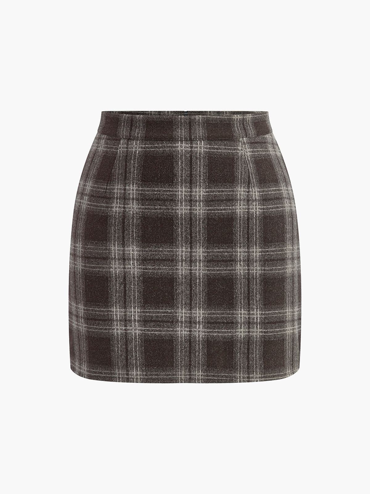 Clara | Eleganter Plaid Tweed Minirock