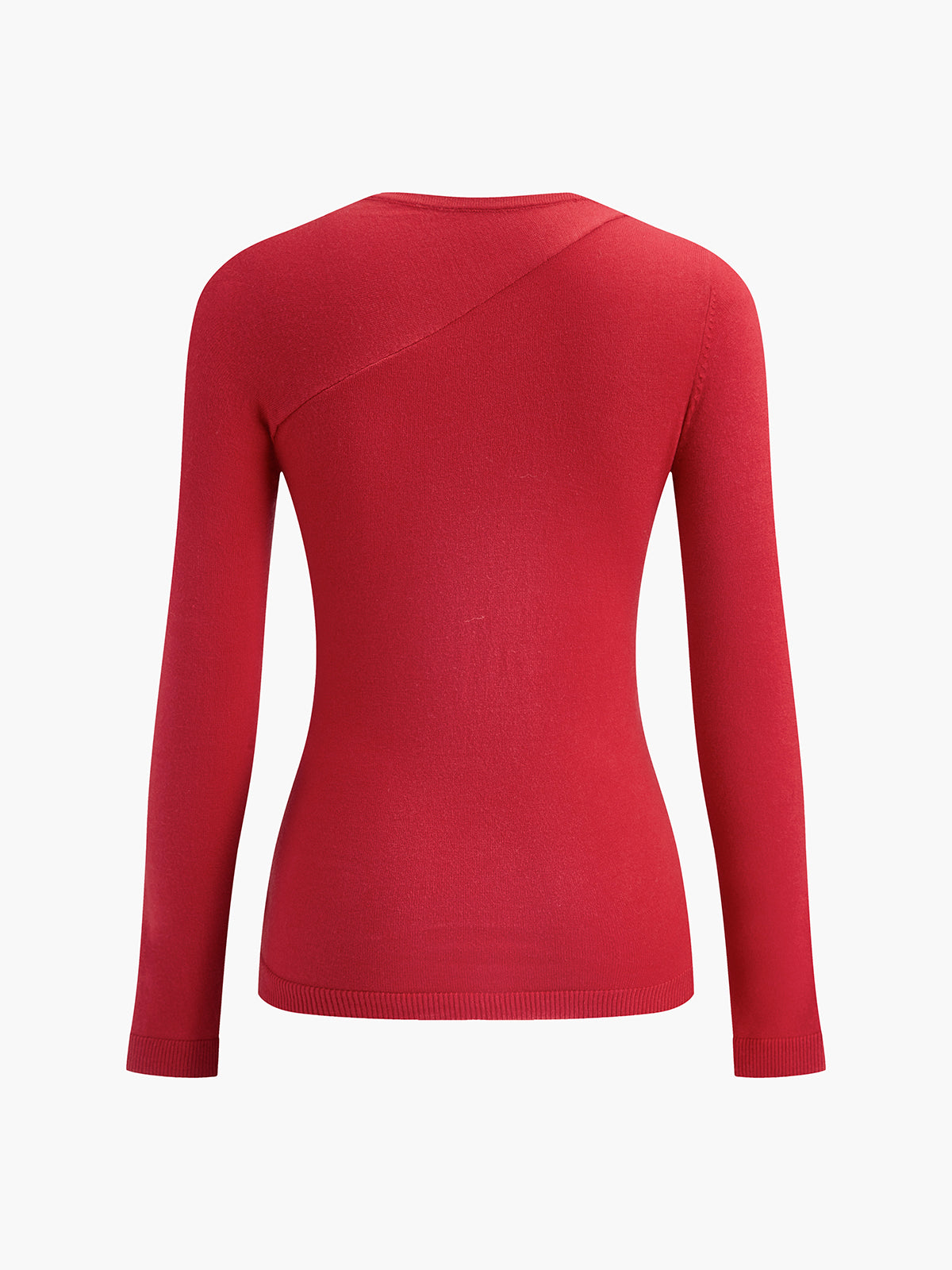 Max | Eleganter Jersey-Pullover mit asymmetrischem Ausschnitt